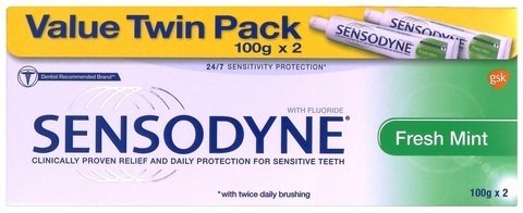 Sensodyne Toothpaste Fresh Mint 2 pcs x 100 g