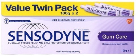 Sensodyne Toothpaste Gum Care Twin Pack 2 pcs x 100 g