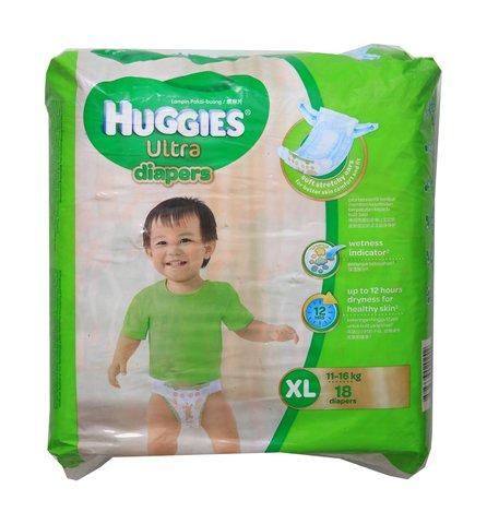 Huggies Ultra Baby Diapers Economy - Extra Large 18 pcs /pack