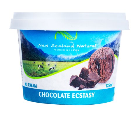 New Zealand Natural Chocolate Ecstasy Ice Cream 125 ml
