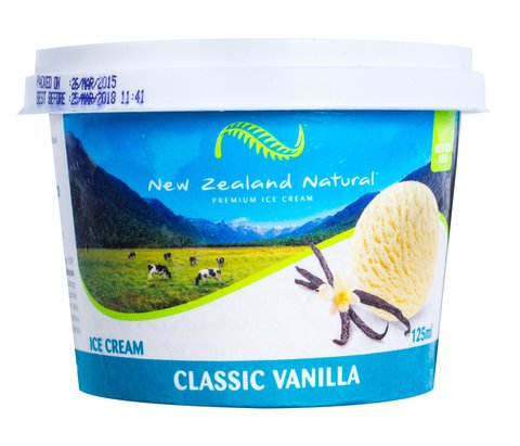 New Zealand Natural Vanilla Classic Ice Cream 125 ml