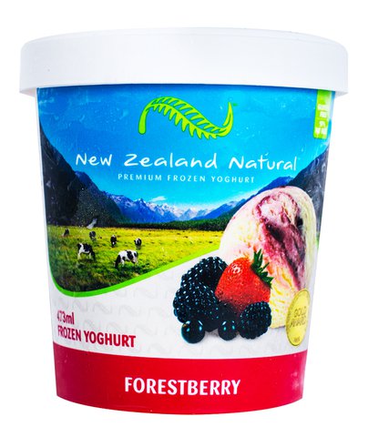 New Zealand Natural Forestberry Frozen Yoghurt 473 ml