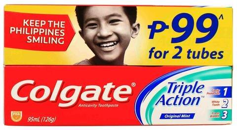Colgate Toothpaste Triple Action 2 for P109 95 ml