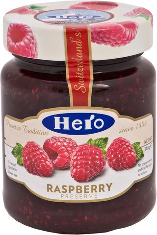 Hero Raspberry Jam 340 g