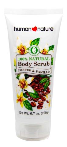 Human Nature 100% Natural Coffee &amp; Vanilla Body Scrub 190 g