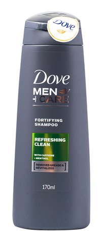 Dove Men Fortifying Shampoo Refreshing Clean 170 ml