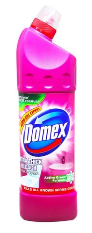 Domex Toilet Cleaner Liquid Bleach Pink Germ Kill 900 ml