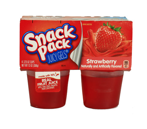 Snack Pack Juicy Gels Strawberry 368 g