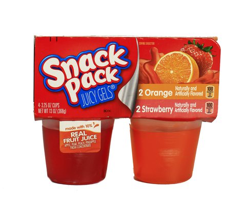 Snack Pack Juicy Gels Orange &amp; Strawberry 368 g