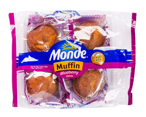 Monde Blueberry Muffin 1 pack (4 pcs x 60 g)