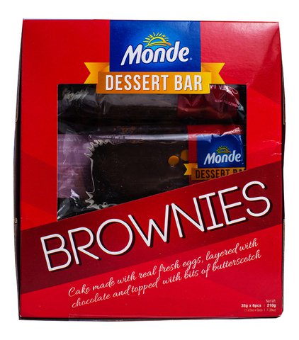 Nissin Dessert Bar Brownies 1 pack (6 pcs x 35 g)