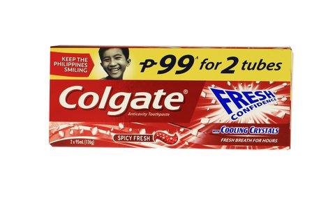 Colgate Toothpaste Spicy Fresh 2 For 99 95 ml