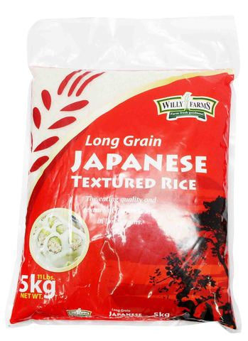 Willy Farms Long Grain Japanese Rice 5 kg