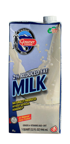 Gossner Foods 2% Reduced Fat Milk 946 ml