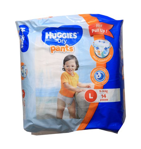 Huggies Dry Pants Regular Baby Diapers Large 14 pcs /pack
