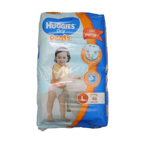 Huggies Dry Pants Large 46 pcs