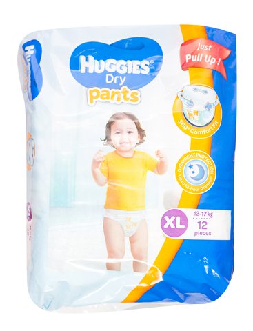 Huggies Dry Pants Regular Baby Diapers Extra Large 12 pcs /pack