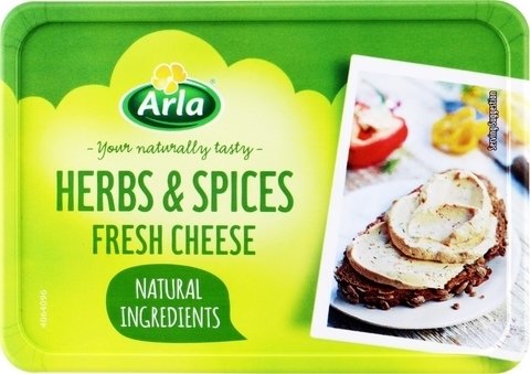 Arla Herb &amp; Spices Cream Cheese 150 g
