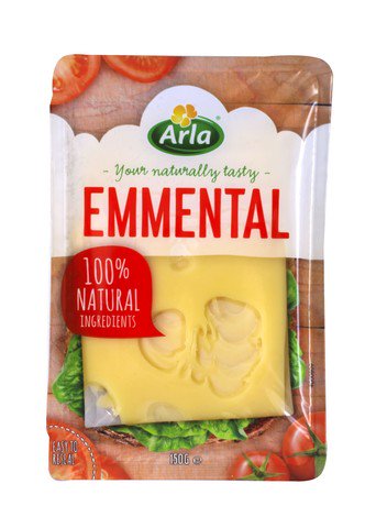 Arla Natural Emmental Slices 150 g