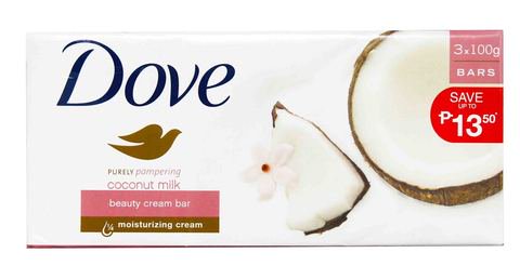 Dove Body Soap Coconut Milk 3 pcs x 100 g
