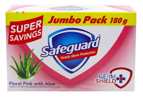 Safeguard Bar Soap Floral Pink With Aloe 180 g