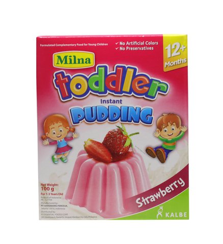 Milna Toddler Pudding Strawberry 100 g