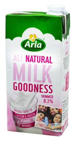 Arla Skimmed UHT Milk 1 l