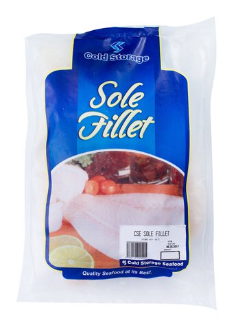 Cold Storage Sole Fillet 1 pack