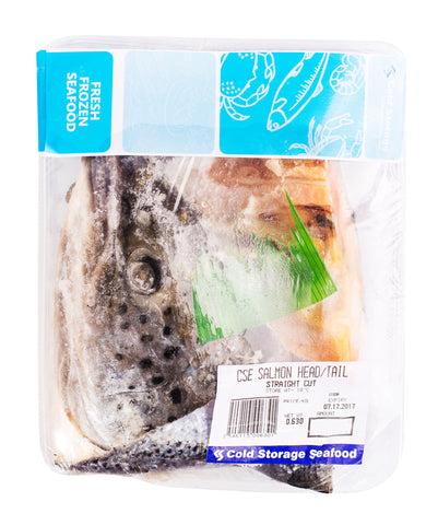 Cold Storage Norweigian Salmon Head and Tail 630 g