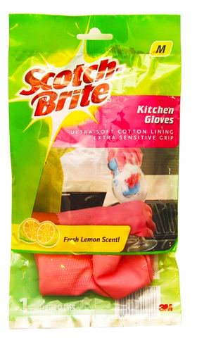 Scotch Brite Kitchen Gloves Medium 1 pair