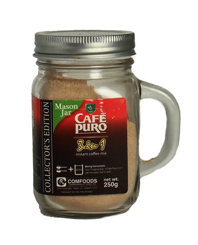 Cafe Puro 3 In 1 Mason Jar 250 g