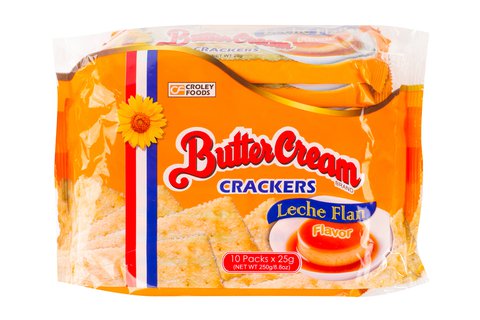 Butter Cream Cracker Leche Flan 1 pack (25 g x 10 pcs)