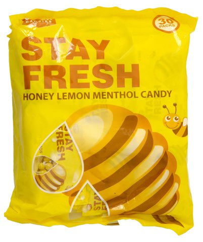 Stay Fresh Honey Lemon Menthol 30 pcs /pack