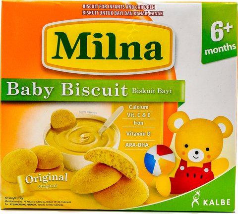 Milna Baby Foods Biscuit Original Baby Food (6+ Months) 130 g