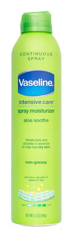 Vaseline Spray Lotion Aloe 6.5 oz