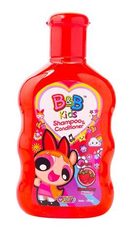 B&amp;B Kids Shampoo &amp; Conditioner Strawberry 200 ml