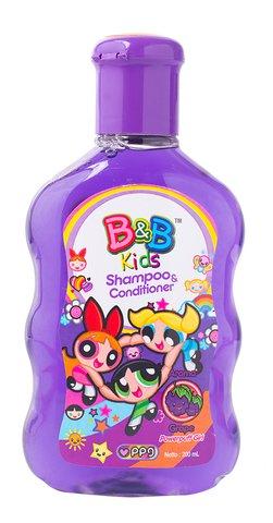 B&amp;B Kids Shampoo &amp; Conditioner Grape 200 ml