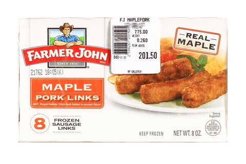 Farmer John Maple Pork Link 260 g