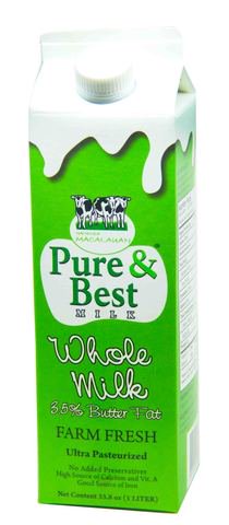 Pure &amp; Best 3.5% Whole Milk 1 l