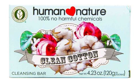 Human Nature Body Soap Clean Cotton 120 g