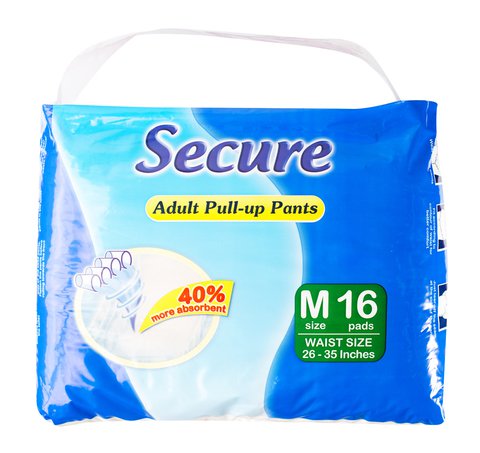 Secure Adult Pants Medium 16 pcs