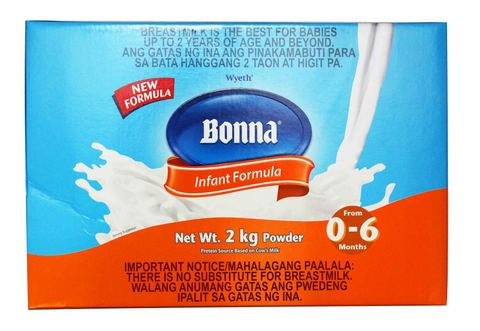 Bonna Infant Formula Milk 0-6 Months 2 kg