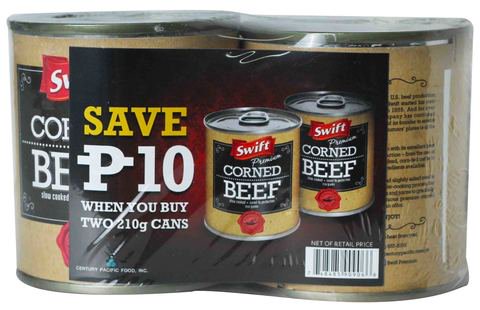 Swift Premium Corned Beef Save P10 2 cans x 210 g