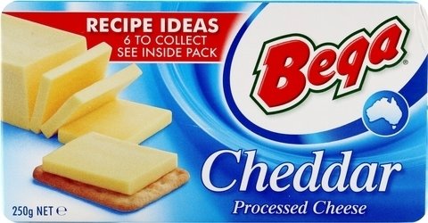 Bega Cheddar Processed Cheese 250 g