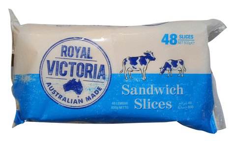 Royal Victoria Sandwich Slices Cheese 800 g