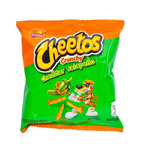 Cheetos Crunchy Cheddar Jalapeno Cheese 16 g