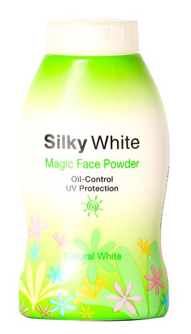 Silkygirl Silky Magic Face Powder Natural White 50 g