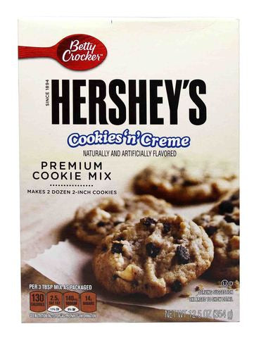 Betty Crocker Hersheys Cookies 'N Cream Premium Cookie Mix 13 oz