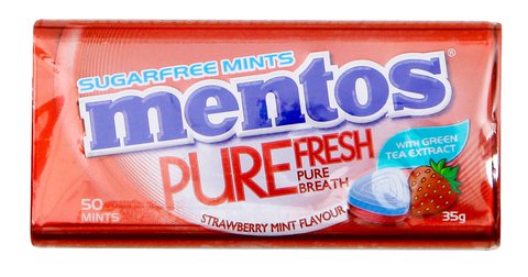 Mentos Pure Fresh Strawberry Mint Tin 35 g