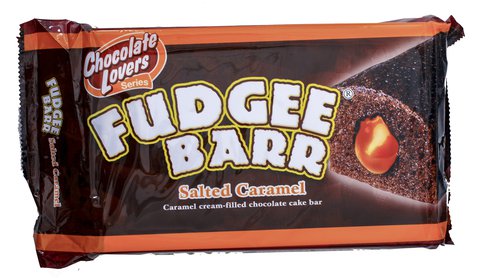 Fudgee Barr Salted Caramel 1 pack (10 pcs x 38 g)